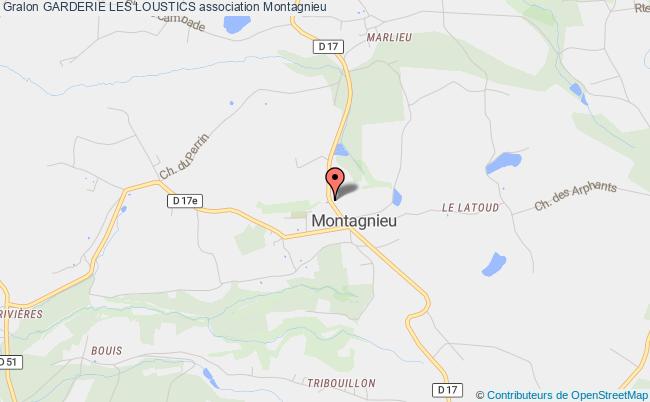plan association Garderie Les Loustics Montagnieu