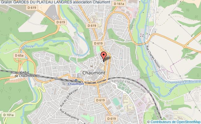 plan association Gardes Du Plateau Langres Chaumont