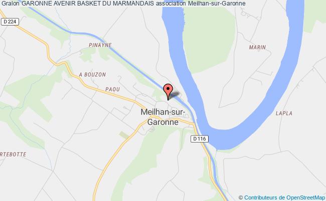 plan association Garonne Avenir Basket Du Marmandais Meilhan-sur-Garonne