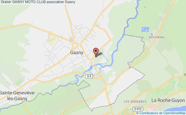 plan association Gasny Moto Club Gasny