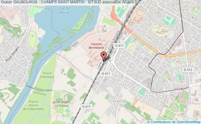 plan association Gaubourgs - Champs Saint-martin - Sitsud Angers