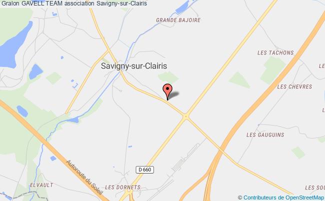 plan association Gavell Team Savigny-sur-Clairis