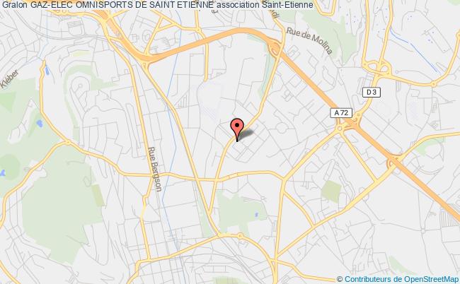 plan association Gaz-elec Omnisports De Saint Etienne Saint-Étienne