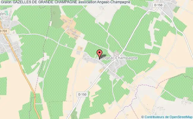 plan association Gazelles De Grande Champagne Angeac-Champagne
