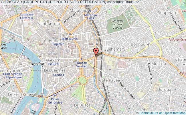 plan association Gear (groupe D'etude Pour L'auto-reeducation) Toulouse