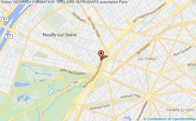 plan association Gedinath Formation - Ateliers Nutrisante Paris
