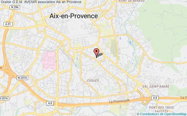 plan association G.e.m. Avenir Aix-en-Provence