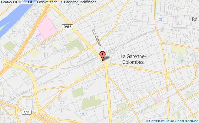 plan association Gem Le Club La    Garenne-Colombes