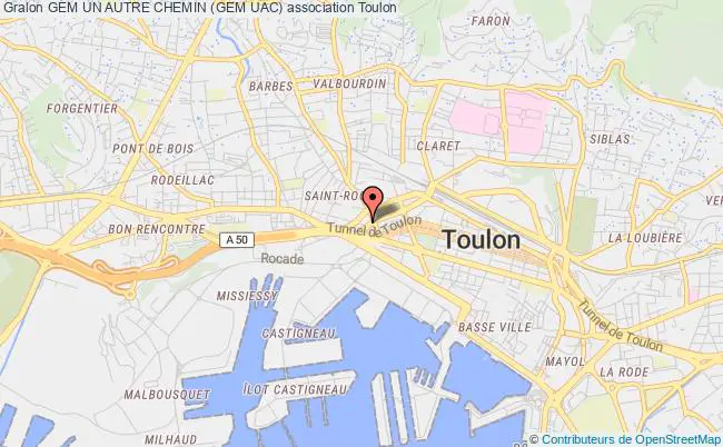 plan association Gem Un Autre Chemin (gem Uac) Toulon