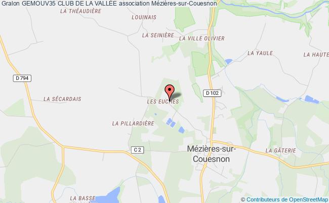 plan association Gemouv35 Club De La VallÉe Mézières-sur-Couesnon