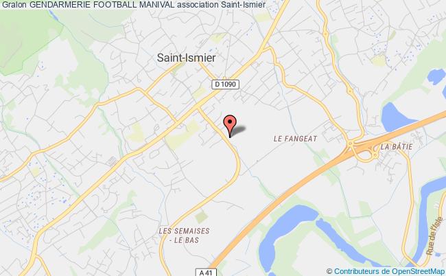 plan association Gendarmerie Football Manival Saint-Ismier