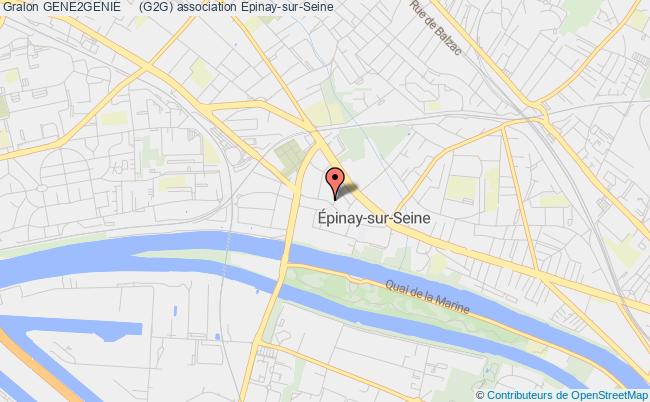 plan association Gene2genie     (g2g) Épinay-sur-Seine