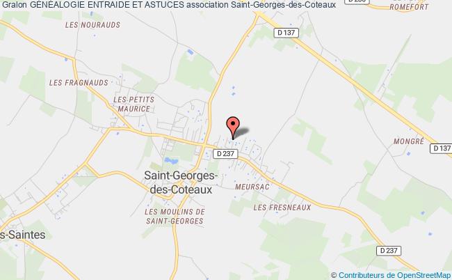 plan association GÉnÉalogie Entraide Et Astuces Saint-Georges-des-Coteaux