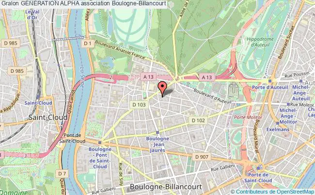 plan association GÉnÉration Alpha Boulogne-Billancourt