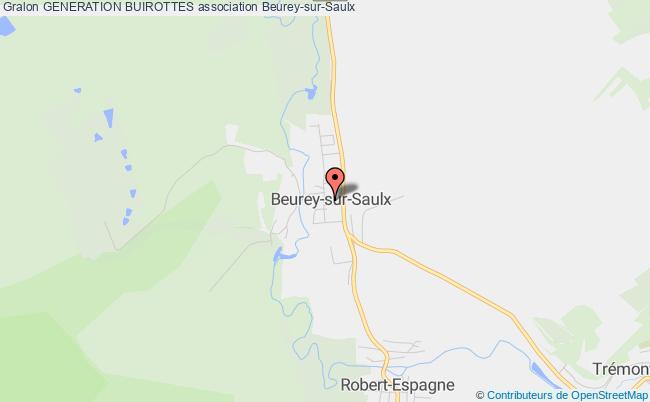 plan association Generation Buirottes Beurey-sur-Saulx