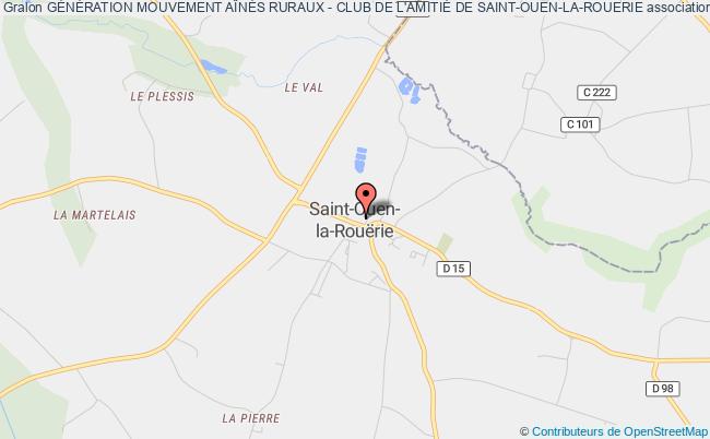 plan association GÉnÉration Mouvement AÎnÉs Ruraux - Club De L'amitiÉ De Saint-ouen-la-rouerie Val-Couesnon
