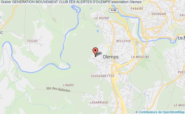 GENERATION MOUVEMENT CLUB LES ALERTES D'OLEMPS