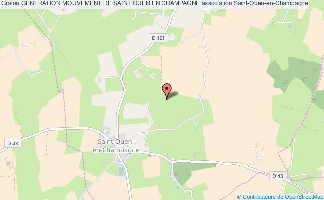 plan association GÉnÉration Mouvement De Saint Ouen En Champagne Saint-Ouen-en-Champagne