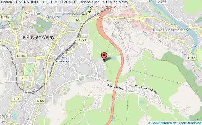plan association GÉnÉration.s 43, Le Mouvement. Le    Puy-en-Velay
