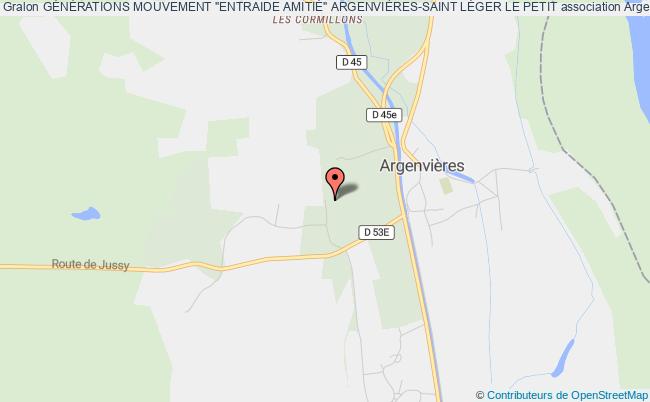 GÉNÉRATIONS MOUVEMENT "ENTRAIDE AMITIÉ" ARGENVIÈRES-SAINT LÉGER LE PETIT
