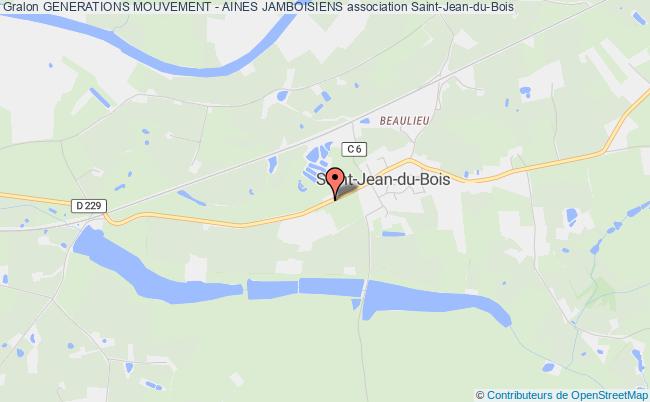 plan association Generations Mouvement - Aines Jamboisiens Saint-Jean-du-Bois