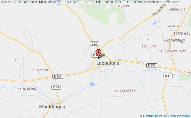 GENERATIONS MOUVEMENT - CLUB DE L'AGE D'OR LABOUTARIE- SIEURAC