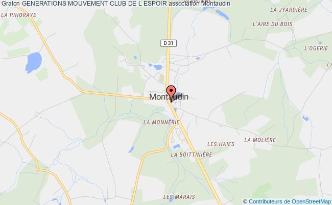 plan association Generations Mouvement Club De L Espoir Montaudin
