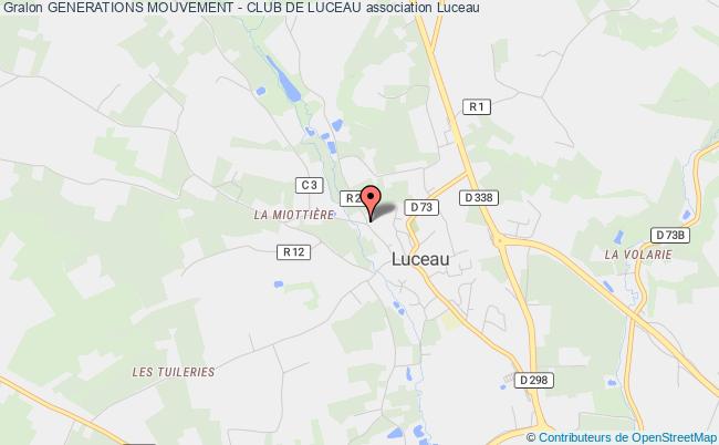 plan association Generations Mouvement - Club De Luceau Luceau