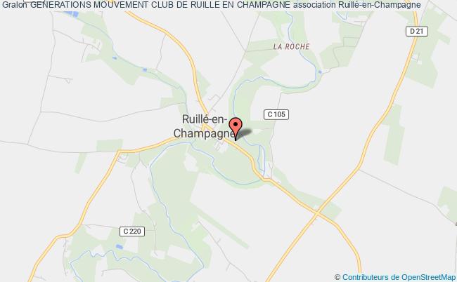 plan association Generations Mouvement Club De Ruille En Champagne Ruillé-en-Champagne