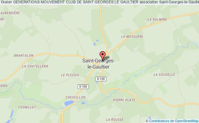 plan association Generations Mouvement Club De Saint Georges Le Gaultier Saint-Georges-le-Gaultier