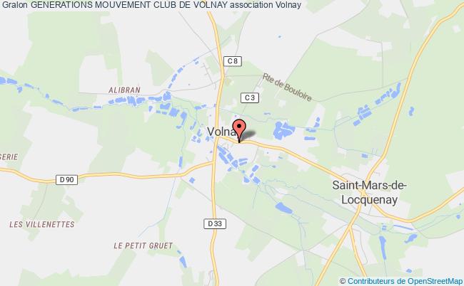 plan association Generations Mouvement Club De Volnay 