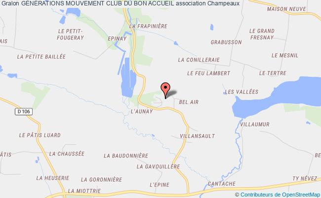 plan association GÉnÉrations Mouvement Club Du Bon Accueil Champeaux