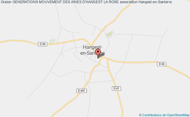 plan association Generations Mouvement Des Aines D'hangest La Rose Hangest-en-Santerre