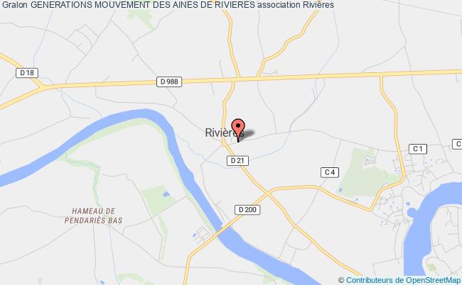 plan association Generations Mouvement Des Aines De Rivieres Rivières