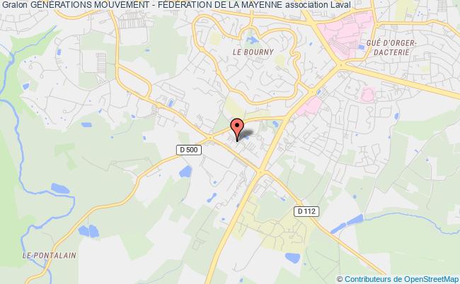 plan association GÉnÉrations Mouvement - FÉdÉration De La Mayenne Laval