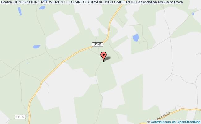 plan association GÉnÉrations Mouvement Les AinÉs Ruraux D'ids Saint-roch Ids-Saint-Roch