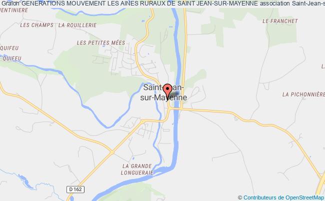 plan association Generations Mouvement Les Aines Ruraux De Saint Jean-sur-mayenne Saint-Jean-sur-Mayenne