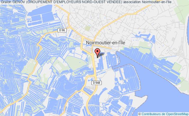 plan association Genov (groupement D'employeurs Nord-ouest Vendee) Noirmoutier-en-l'Île