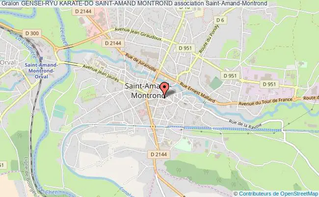 plan association Gensei-ryu Karate-do Saint-amand Montrond Saint-Amand-Montrond
