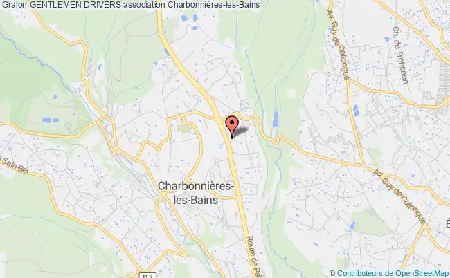 plan association Gentlemen Drivers Charbonnières-les-Bains