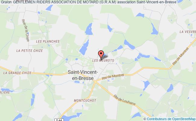 plan association Gentlemen Riders Association De Motard (g.r.a.m) Saint-Vincent-en-Bresse