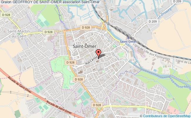 plan association Geoffroy De Saint-omer Saint-Omer