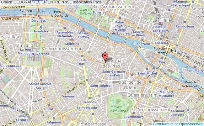 plan association Geographes En Entreprise Paris