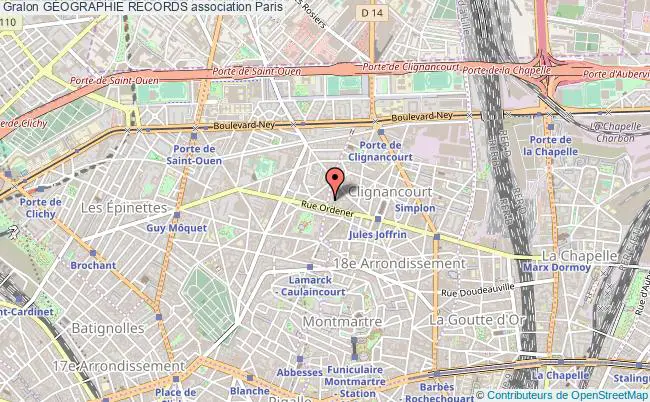 plan association GÉographie Records Paris