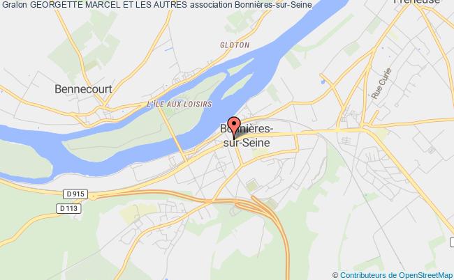 plan association Georgette Marcel Et Les Autres Bonnières-sur-Seine