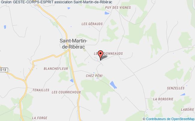 plan association Geste-corps-esprit Saint-Martin-de-Ribérac