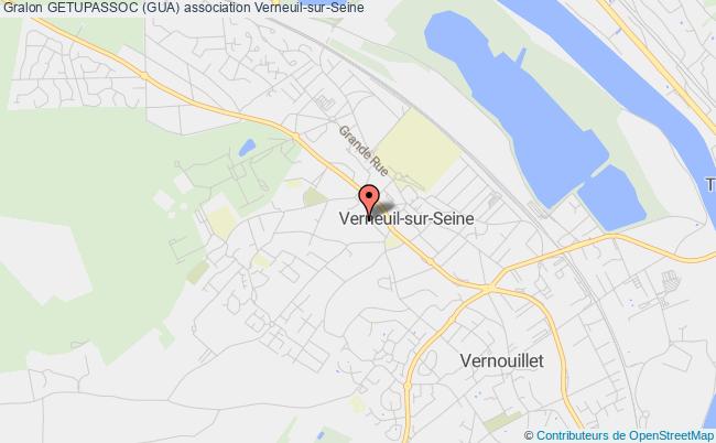 plan association Getupassoc (gua) Verneuil-sur-Seine