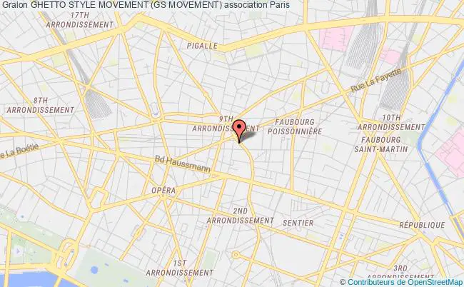 plan association Ghetto Style Movement (gs Movement) Paris