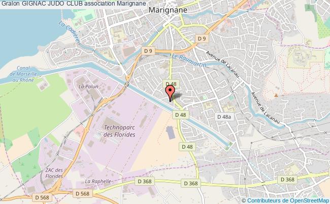 plan association Gignac Judo Club Marignane