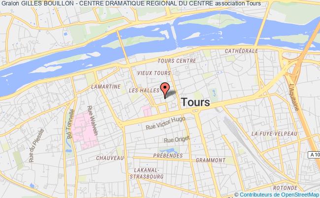 plan association Gilles Bouillon - Centre Dramatique Regional Du Centre Tours